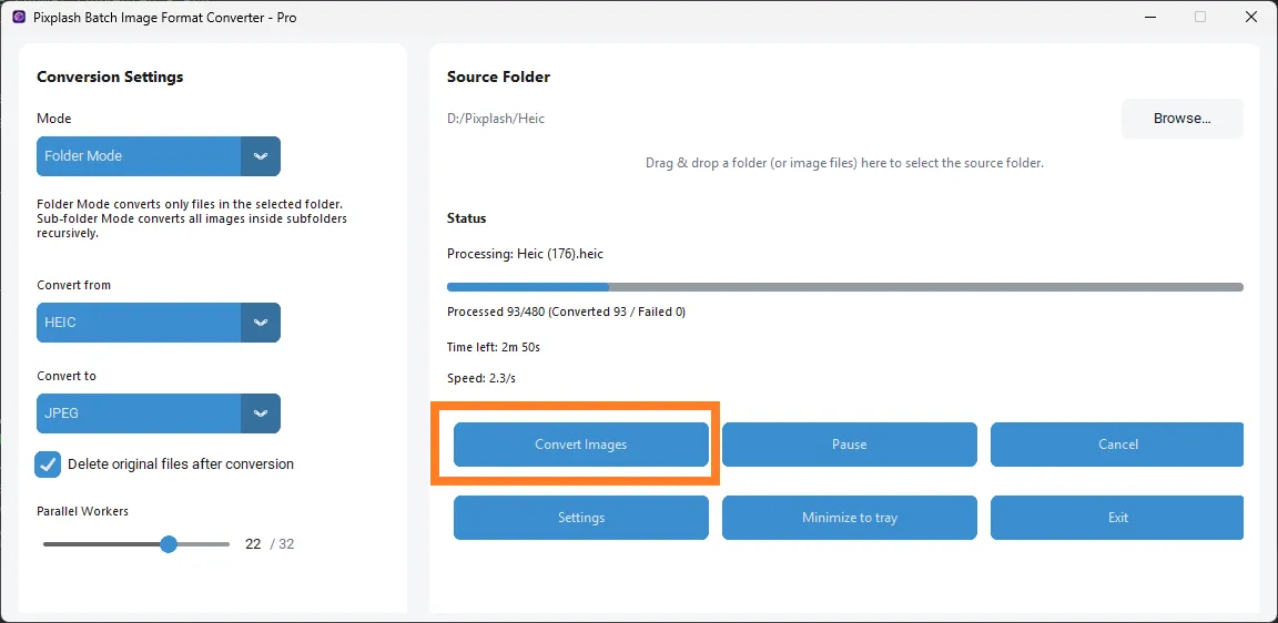 Step 7 – Click Convert